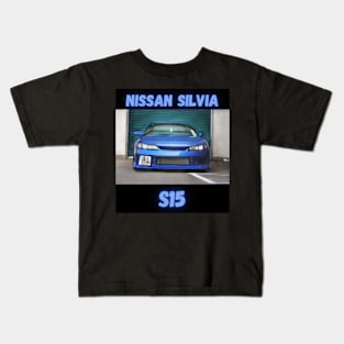 Nissan Silvia S15 - Cartoon Design Kids T-Shirt